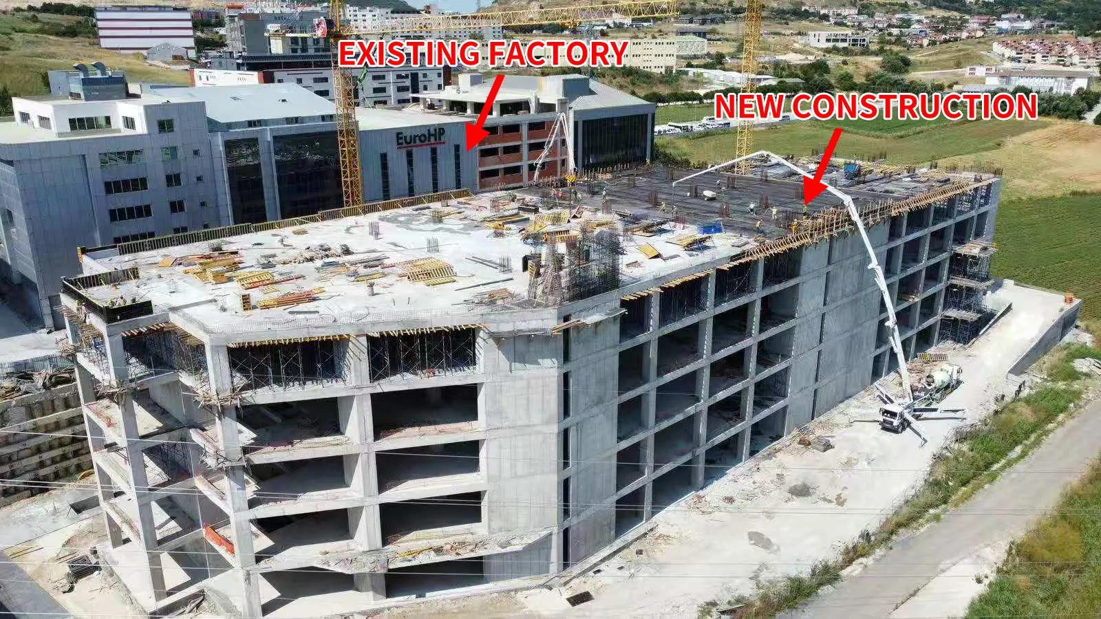 Construction of the New EuroHP Heat Pump Factory Progresses in Istanbul